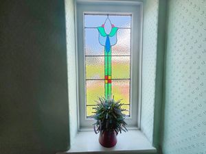 Stained glass window- click for photo gallery